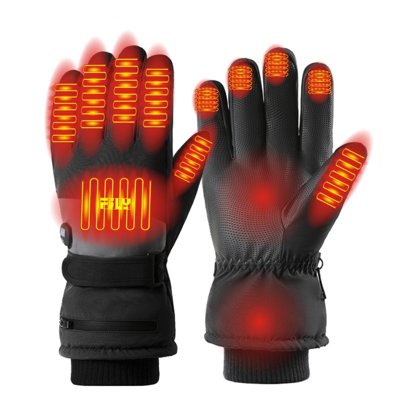 Ski Glove Waterproof - Spor Şarj Edilebilir Elektrikli Kayak Snowboard