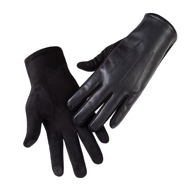 Leather Driving Glove - Yüksek kaliteli erkek deri eldiven kış